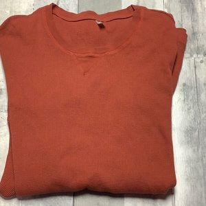 Free People Crop Long Sleeve Top